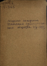 Журнал заседания Псковского археологического общества 8 мая 1897 года, по вопросу об устройстве празднества по случаю исполнения в сем 1897 году 25-летия со дня открытия в Пскове Археологической комиссии