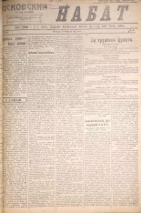 Псковский набат. № 30, 1921. URL - https://pskovbook.ru/book/14506.