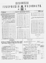 Псковские губернские ведомости 