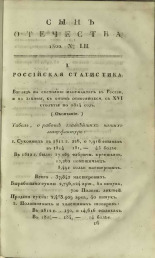Сын отечества,. Ч. 82, № 52, 1822. URL - https://pskovbook.ru/book/42177.